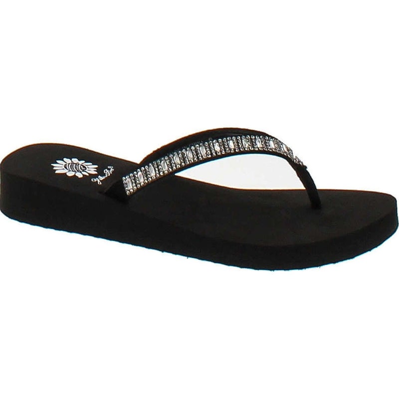 Yellow Box womens Zemily Sandal, Clear, 9.5 US - Image 1